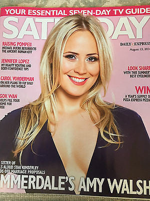 SATURDAY Magazine 8/2016 AMY WALSH Jasmine Burrows ANGIE BEST Carol Vorderman