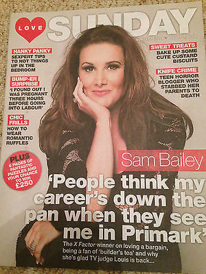 SAM BAILEY PHOTO COVER INTERVIEW LOVE SUNDAY MAGAZINE AUGUST 2016