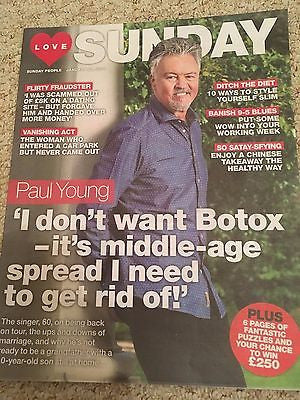 UK Love Sunday Magazine January 2017 Paul Young interview