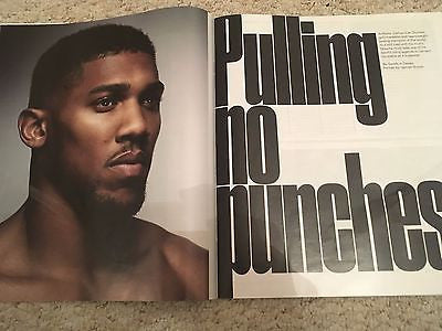 Telegraph Magazine April 2017 Anthony Joshua Nicholas Hytner Gerald Durrell