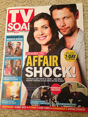 TV SOAP Magazine 27 March 2016 Kym Marsh Harry Reid Kate Ford Sophie Powles