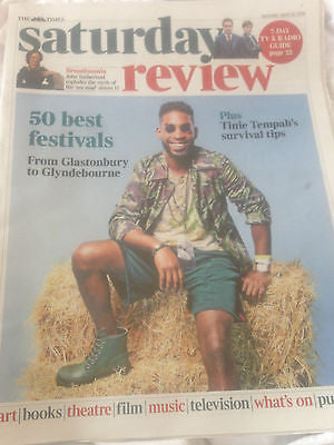 Times SATURDAY REVIEW April 2016 Tinie Tempah Photo Cover Interview