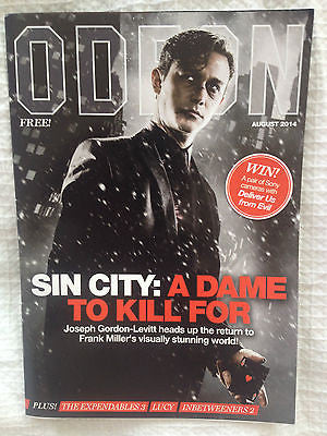 ODEON MAGAZINE AUGUST 2014 JOSEPH GORDON LEVITT SIN CITY 2 DYLAN O'BRIEN