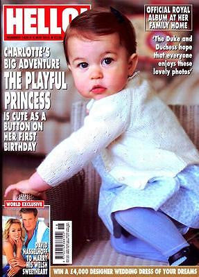 HELLO! magazine - 9 May 2016 Princess Charlotte 1st Birthday David Hasselhoff