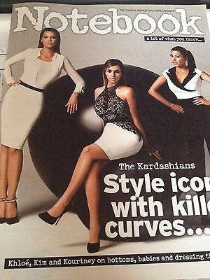 THE KARDASHIANS interview KIM KHLOE KOURTNEY UK 1 DAY ISSUE 2014