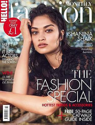 SHANINA SHAIK UK HELLO! FASHION MAGAZINE 2016 STEFANIE MARTINI AMY MANSON