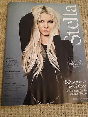 STUNNING UK New Britney Spears Stella Magazine Cover Clippings Jean Promo Issue