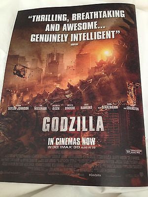 Godzilla AARON JOHNSON Special Photo Cover MAGAZINE May 2014 BRAND NEW