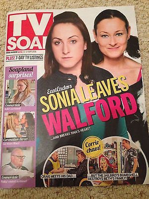 MICHAEL PRAED Bonnie Langford UK TV SOAP MAGAZINE - SEPTEMBER 2016 NEW