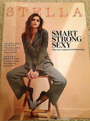 Elisa Sednaoui Photo Cover UK Stella Magazine July 2016 NEW