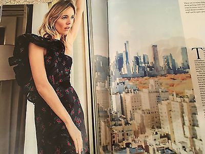 SIENNA MILLER PHOTO COVER INTERVIEW UK Telegraph Magazine December 2016