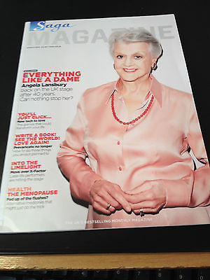 SAGA magazine March 2014 Angela Lansbury UK Cover Issue Kristin Davis