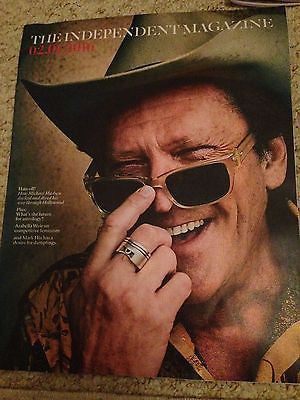 Hateful Eight MICHAEL MADSEN PHOTO COVER UK MAGAZINE Jan 2016 GAEL GARCIA BERNAL