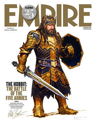 EMPIRE MAGAZINE JANUARY 2015 RICHARD ARMITAGE - THORIN RARE UK