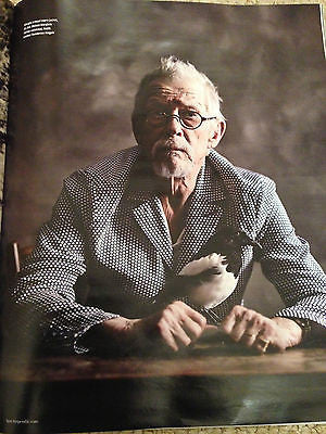 Elephant Man JOHN HURT UK PHOTO COVER INTERVIEW FT Magazine March 2016 NEW