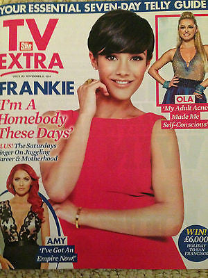 TV EXTRA MAGAZINE NOV 2015 FRANKIE BRIDGE BINKY FELSTEAD AMY CHILDS RICK EDWARDS