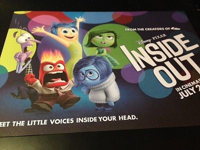 Disney Pixar Inside Out Original UK Cinema Movie Poster