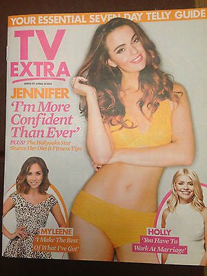 Hollyoaks JENNIFER METCALFE PHOTO COVER INTERVIEW EXTRA MAGAZINE APRIL 2016