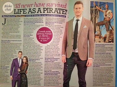 Black Sails TOM HOPPER PHOTO INTERVIEW UK MAGAZINE AUGUST 2015