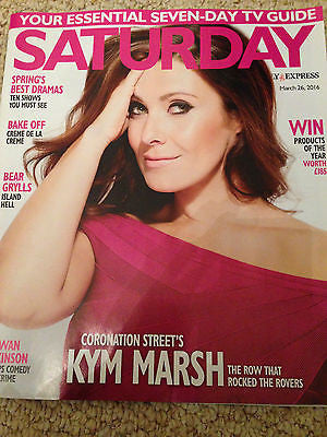 SATURDAY Magazine 03/2016 KYM MARSH John Leyton ROWAN ATKINSON Melinda Messenger