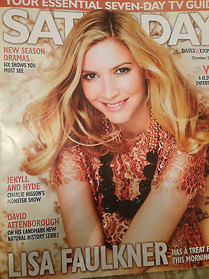 SATURDAY MAGAZINE OCT 2015 LISA FAULKNER RACHEL RILEY TOM BATEMAN SANDRA DICKSON