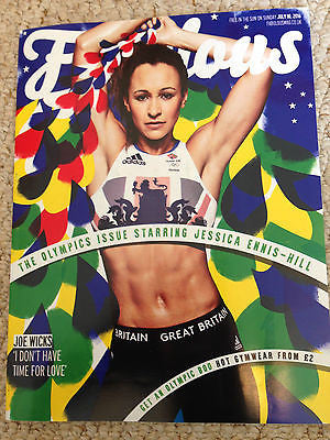 FABULOUS Magazine July 2016 JESSICA ENNIS-HILL Rio Olympics 2016 Hannah England