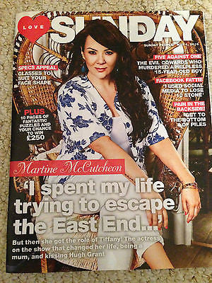 LOVE Sunday Magazine May 2016 MARTINE McCUTCHEON PHOTO COVER INTERVIEW