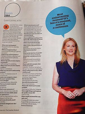 Mr Holmes LAURA LINNEY PHOTO INTERVIEW GUARDIAN WEEKEND MAGAZINE JUNE 2015