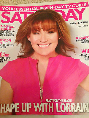 SATURDAY Magazine 06/2016 PJ PROBY Sophie Powles PENELOPE KEITH Lorraine Kelly