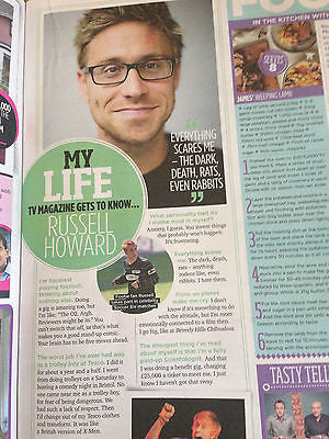 RUSSELL HOWARD Greg James JAMES MARTIN Anita Dobson TV MAGAZINE MAY 2015