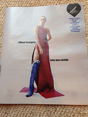 CHLOE SEVIGNY - BEN STOKES Guardian Weekend UK magazine 14 May 2016