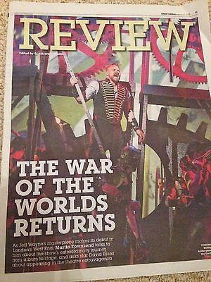 DAVID ESSEX interview WAR OF THE WORLDS UK 1 DAY ISSUE 2016 MICHAEL PRAED