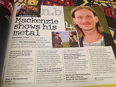 NOTEBOOK Magazine 2014 CAROL VORDERMAN Mackenzie Crook Roger Moore