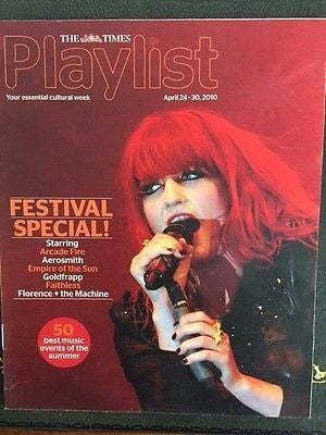 Florence And The Machine very rare UK Cover Playlist magazine from 2010