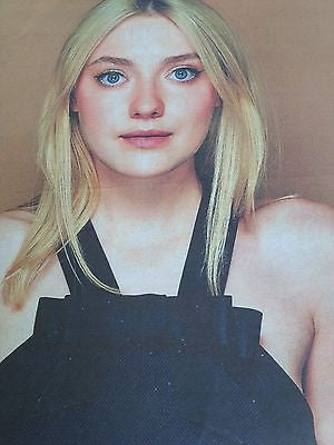 EFFIE GRAY Dakota Fanning photo Cover Interview TIMES REVIEW September 27 2014