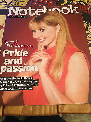 NOTEBOOK Magazine 2014 CAROL VORDERMAN Mackenzie Crook Roger Moore