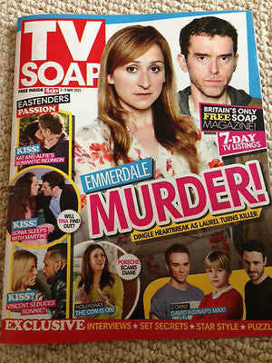 UK TV SOAP MAGAZINE - MAY 3 2015 - STEFAN DENNIS GILLIAN KEARNEY NICK RHYS