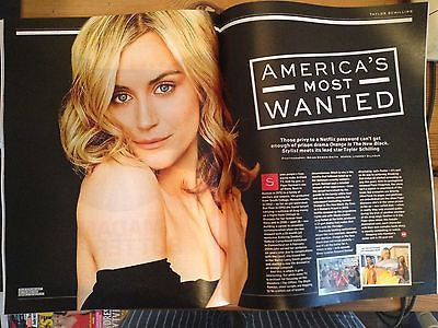 TAYLOR SCHILLING interview ORANGE IS THE NEW BLACK UK ISSUE 2013 MINNIE DRIVER