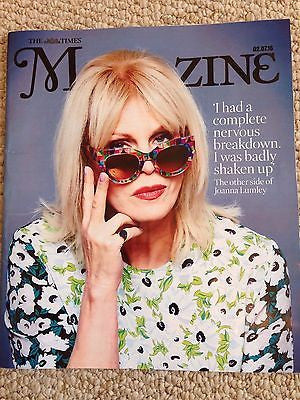 Joanna Lumley - The Ab Fab Movie - Moby - Winklevoss UK Times Magazine July 2016