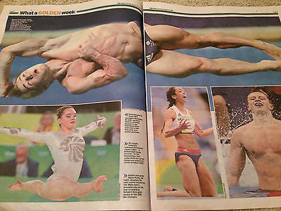 RIO 2016 GLORIOUS SOUVENIR JACK LAUGHER ADAM PEATY MICHAEL PHELPS AMY WINKLE