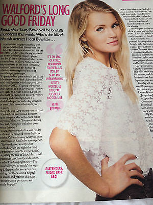 SATURDAY MAGAZINE 12 April 2014 AMANDA HOLDEN HETTI BYWATER FERN BRITTON ASHLEIGH BREWER