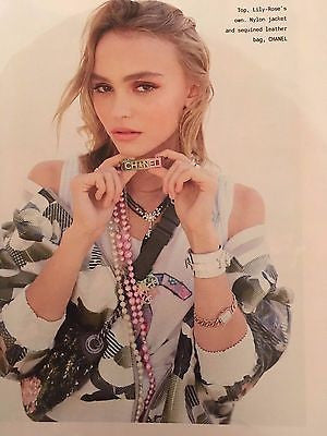 Lily-Rose Depp (Johnny) Photo Cover Interview Style UK magazine December 2016