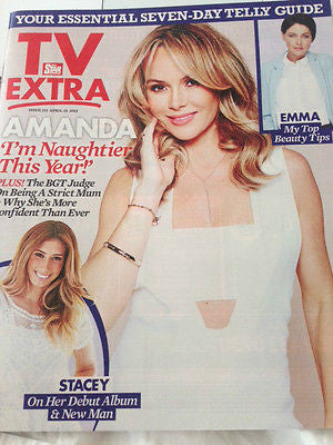 UK TV EXTRA MAGAZINE - AMANDA HOLDEN - EMMA WILLIS - ANT & DEC - APRIL 2015