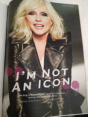 BRAND NEW STYLIST MAGAZINE MARCH 2014 - DEBORAH HARRY BLONDIE KIRSTY WARK