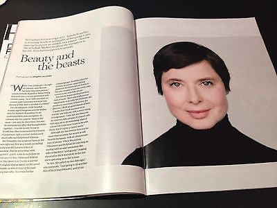 ISABELLA ROSSELLINI PHOTO INTERVIEW STELLA MAGAZINE DECEMBER 2014 INGRID BERGMAN