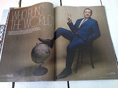 KEVIN SPACEY PHOTO COVER INTERVIEW DELUXE MAGAZINE MARCH 2015