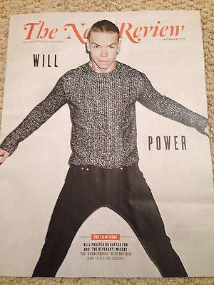 The Revenant WILL POULTER Photo interview INDEPENDENT Magazine FEBRUARY 2016