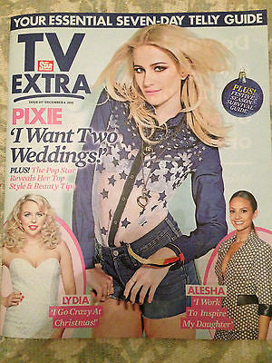 TV EXTRA MAGAZINE DEC 2015 PIXIE LOTT PHOTO INTERVIEW LYDIA BRIGHT LISA FAULKNER