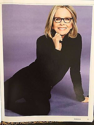 UK Stella Magazine June 2017 Diane Keaton Photo Cover Interview