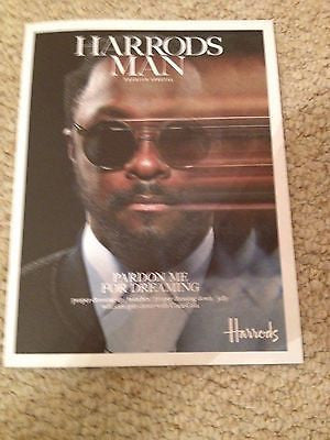 HARRODS MAN MAGAZINE FASHION SPECIAL 2015 will.i.am photo Cover interview